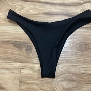 black thong bikini
